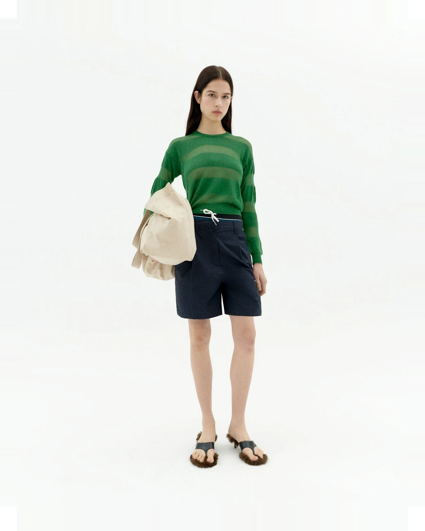 Thinking MU Damen vegan Strickpullover Jersey Be Green – Ansicht 2