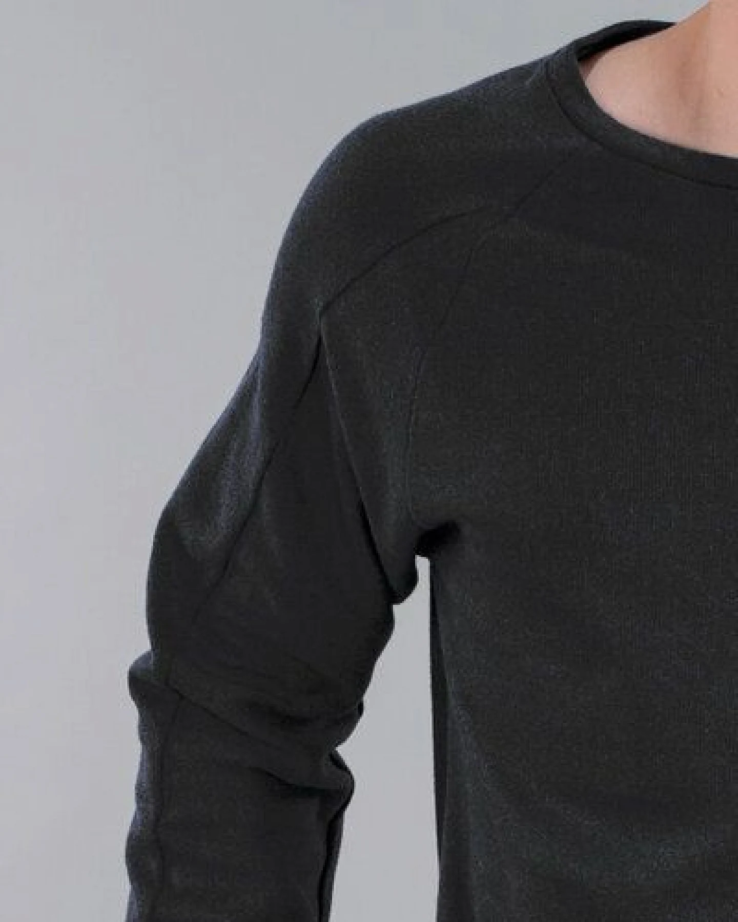 STRUNK Männerpullover "ALFAA" aus Bio-Baumwolle mit Raglanärmeln – Ansicht 4