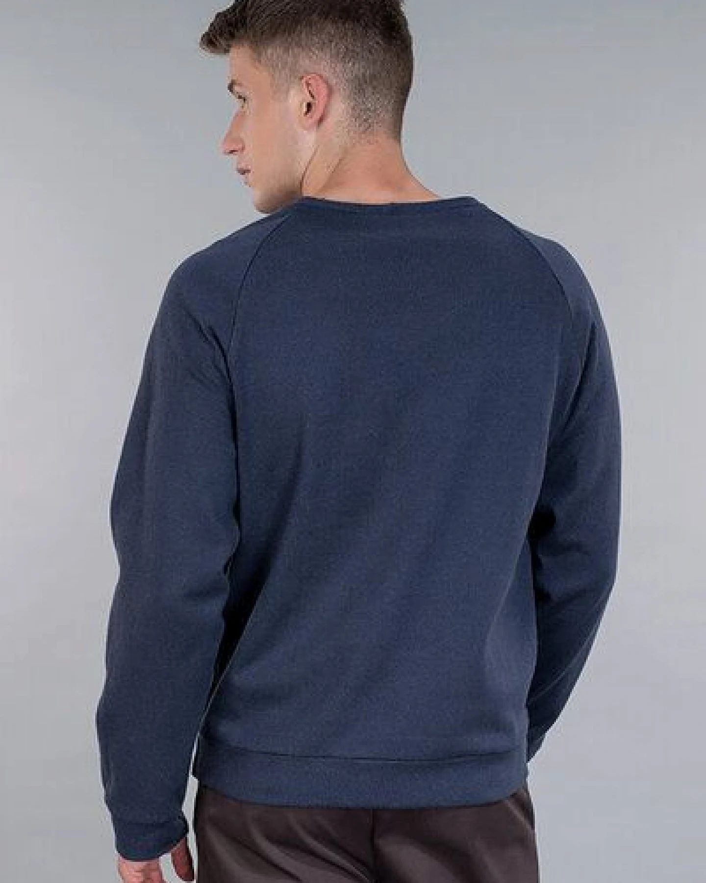 STRUNK Männerpullover "ALFAA" aus Bio-Baumwolle mit Raglanärmeln – Ansicht 3