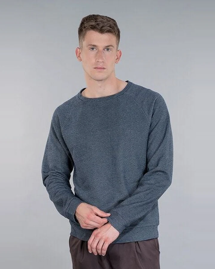 STRUNK Männerpullover "MEENOO" aus Bio-Baumwolle mit Raglanärmeln