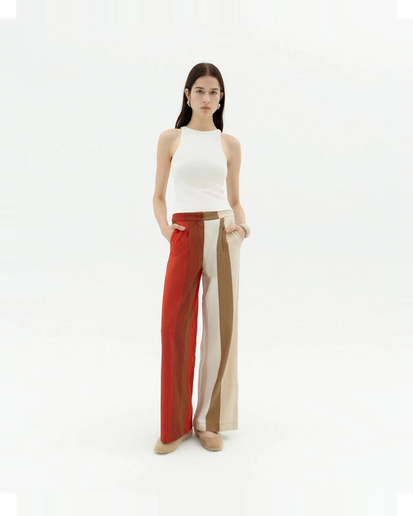 Thinking MU Damen vegan Hose Manolita Sandfire Multicolour – Ansicht 2