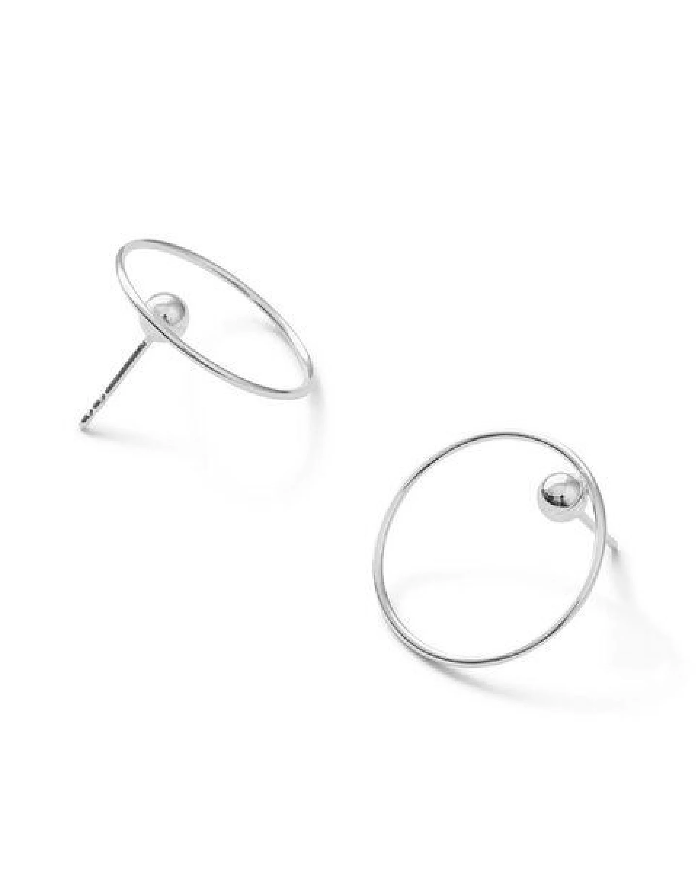 Jonathan Radetz Jewellery Stecker EFFECT 20, Silber 925, Sterlingsilber, Durchmeser 20 mm, Handmade in Germany, JRJ – Ansicht 2