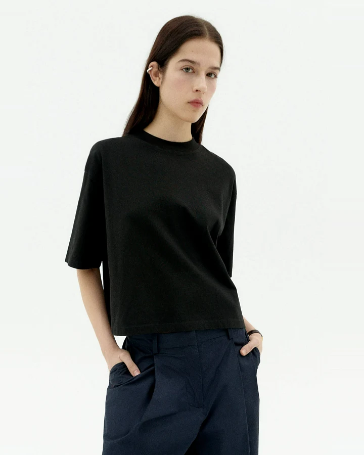Thinking MU Damen vegan T-Shirt Lena Schwarz