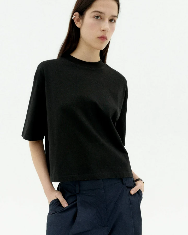 Thinking MU Damen vegan T-Shirt Lena Schwarz