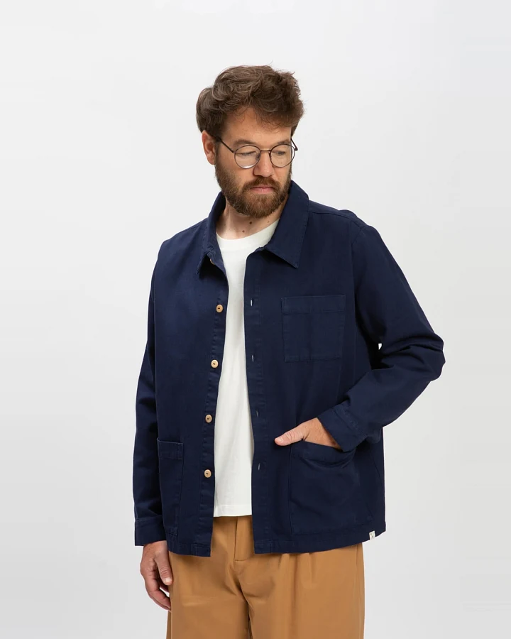 MATONA Herren vegan Jacke Workwear Marineblau