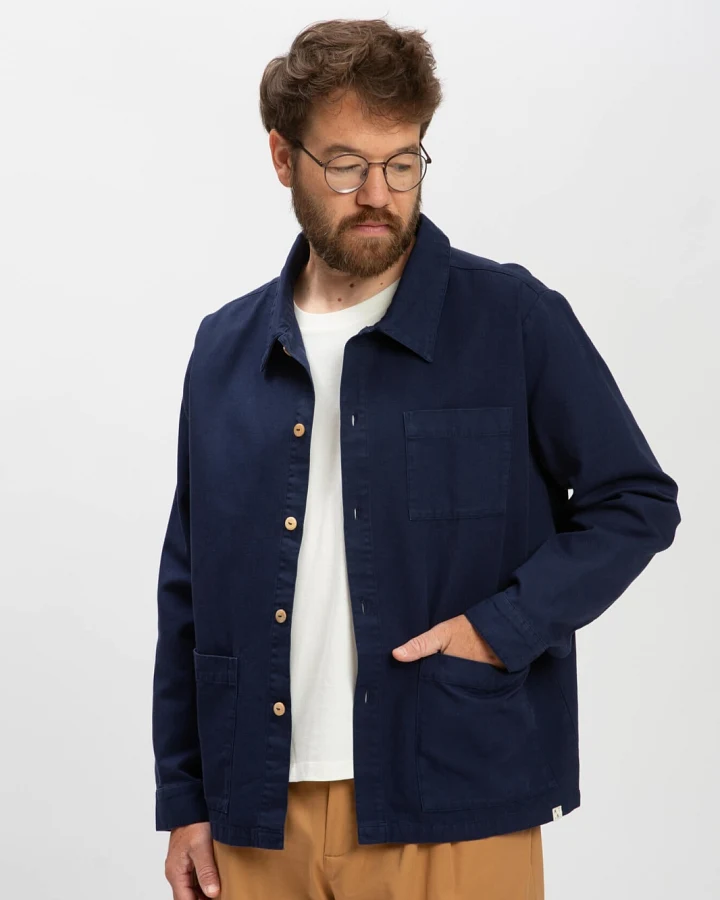 MATONA Herren vegan Jacke Workwear Marineblau