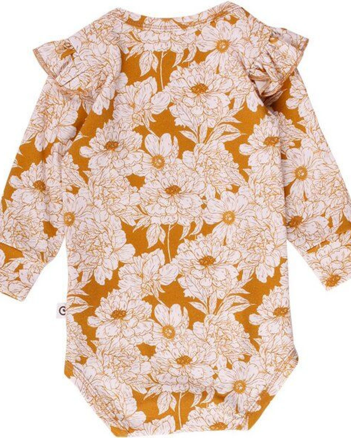 Müsli by Green Cotton Langarm Baby Body *Floral* GOTS Bio Baumwolle – Ansicht 2
