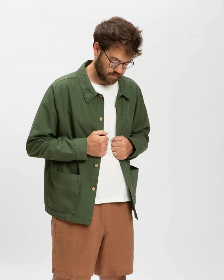 MATONA Herren vegan Jacke Workwear Artischockengrün
