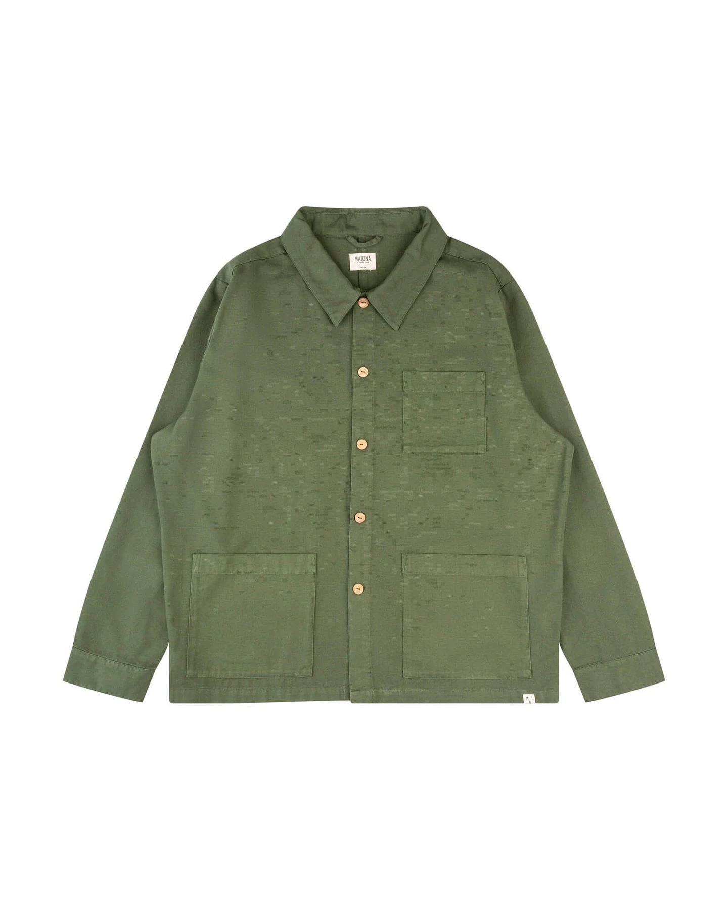 MATONA Herren vegan Jacke Workwear Artischockengrün – Ansicht 2