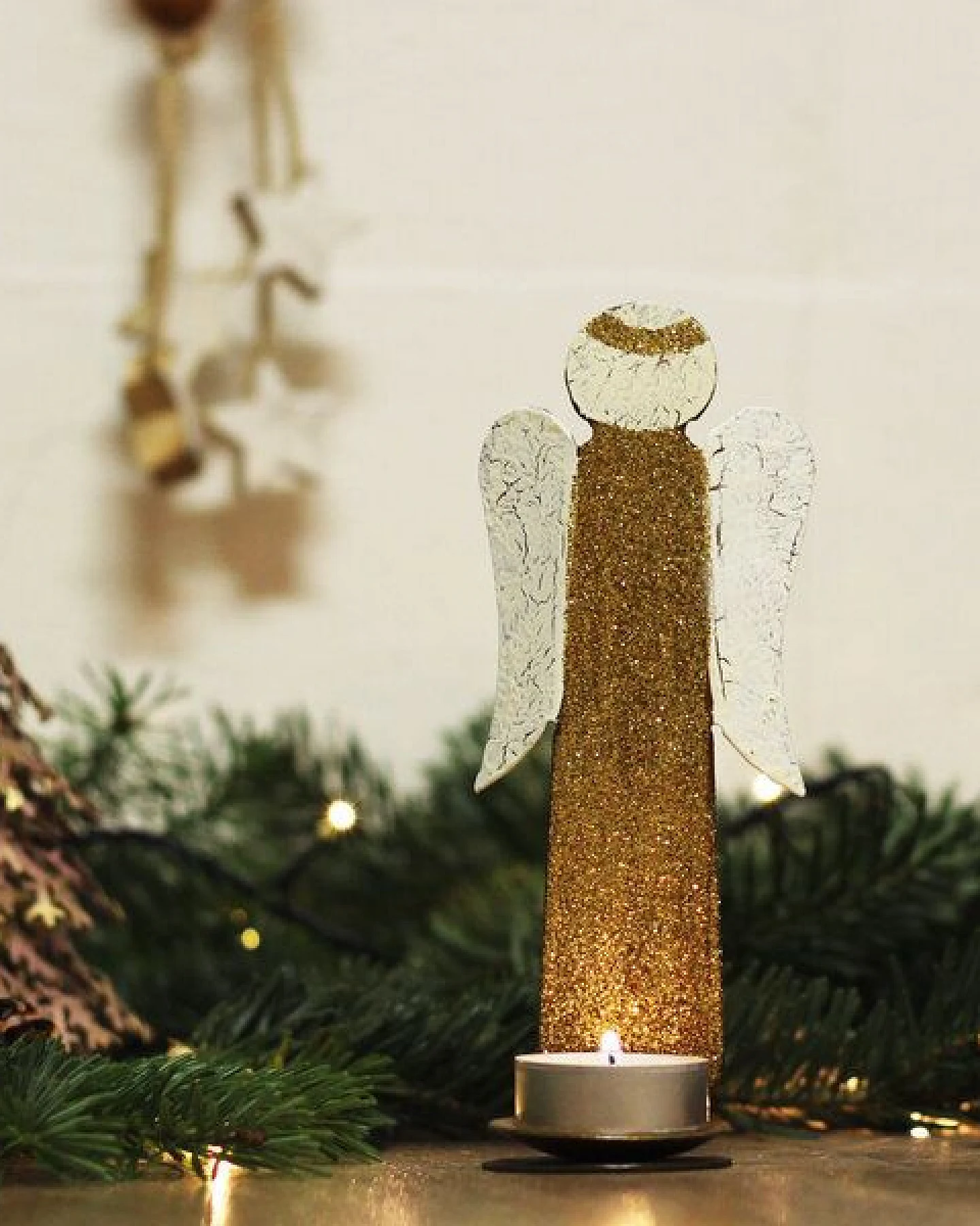 Mitienda Shop Teelichthalter Engel, Weihnachtsdeko – Ansicht 2