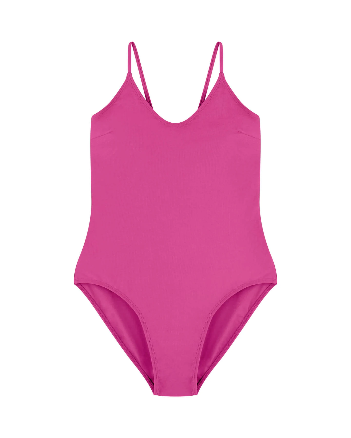 MATONA Damen vegan Badeanzug V-Ausschnitt Lila – Ansicht 2