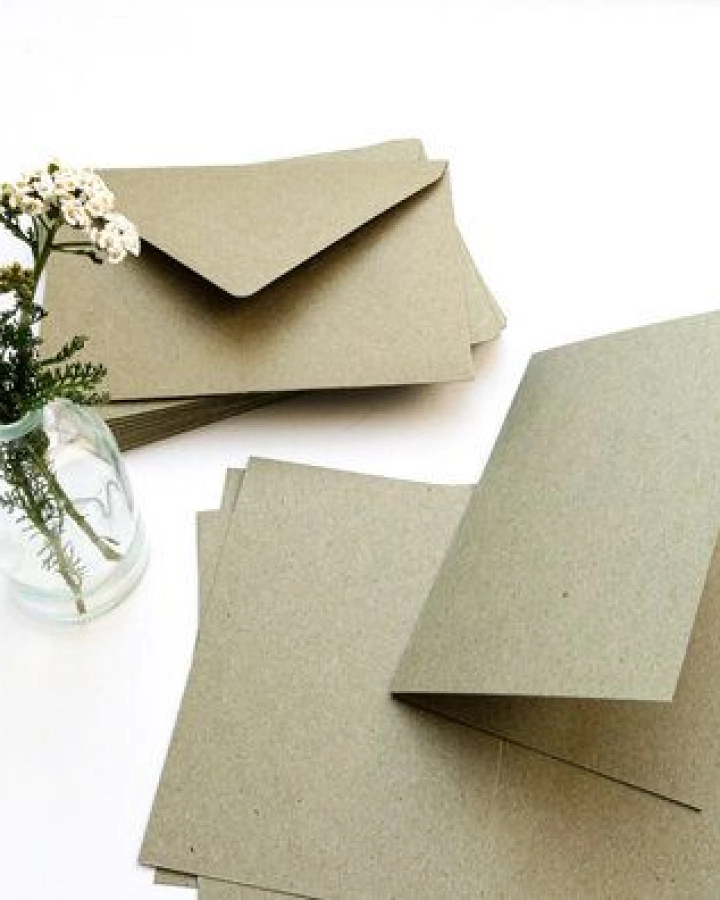 STUDIO KARAMELO Kartenset aus Recycling Kraftpapier – Ansicht 2