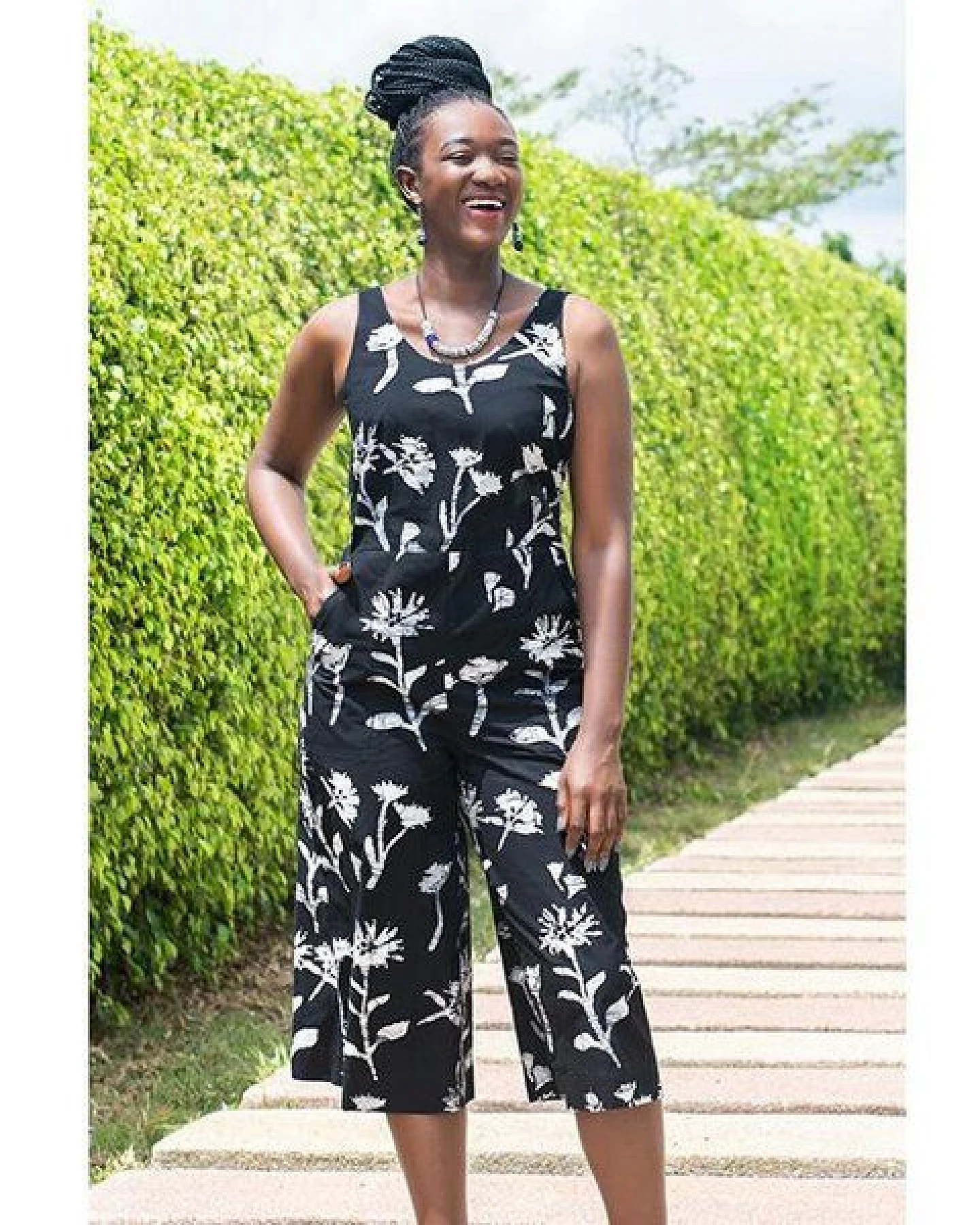 Global Mamas Bio Jumpsuit - Pathways – Ansicht 4
