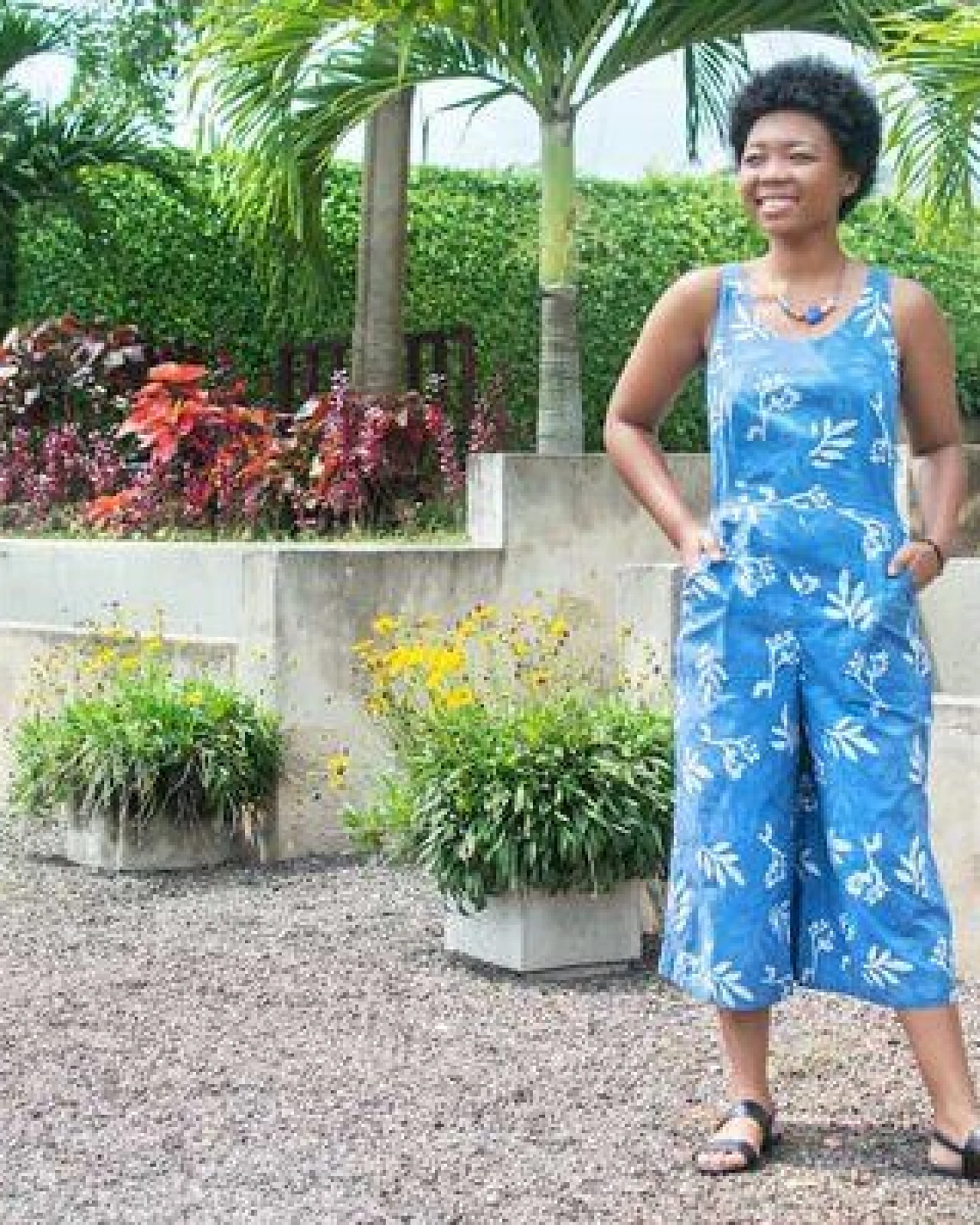 Global Mamas Bio Jumpsuit - Pathways – Ansicht 2