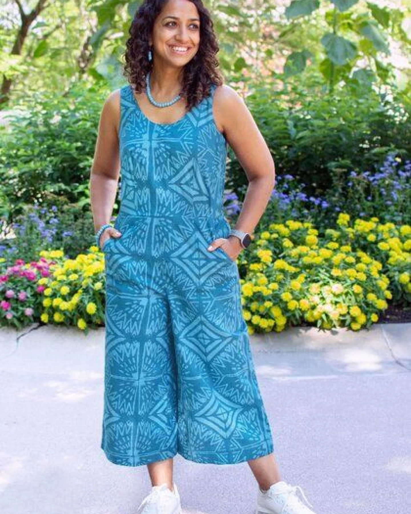 Global Mamas Bio Jumpsuit - Pathways – Ansicht 2
