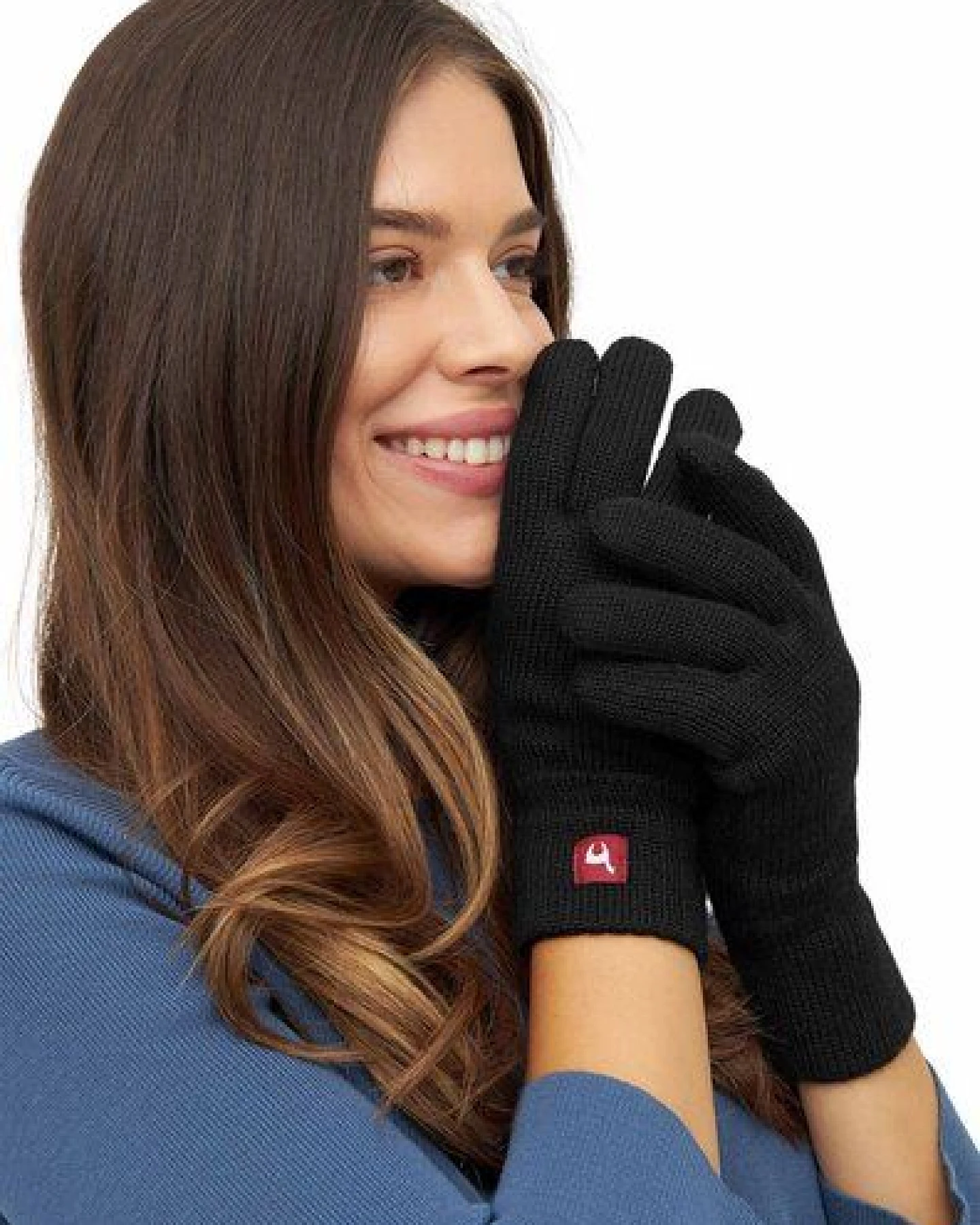 Apu Kuntur 100% Alpaka Finger-Handschuhe - GEFÜTTERT – Ansicht 3