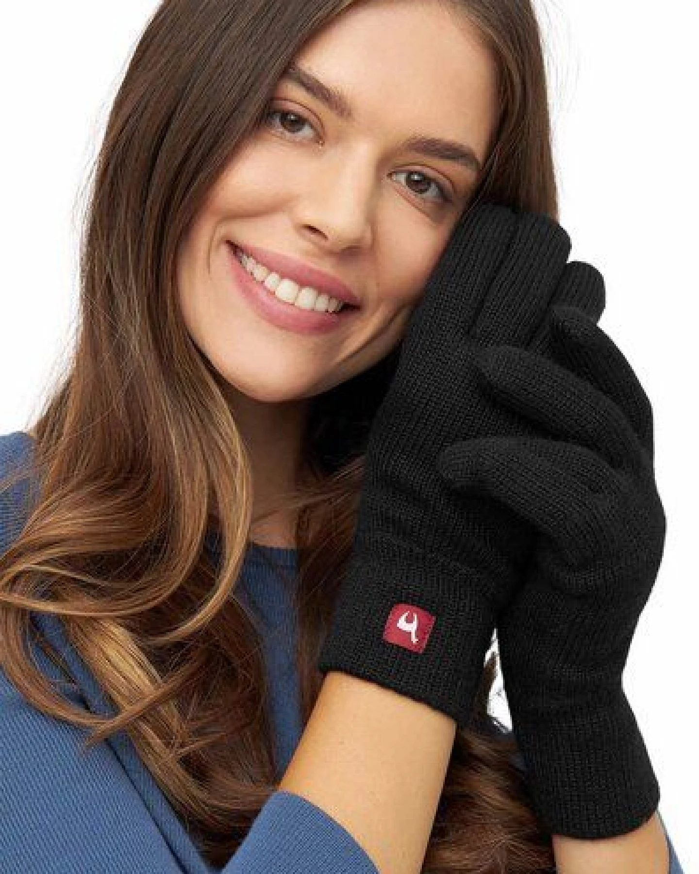 Apu Kuntur 100% Alpaka Finger-Handschuhe - GEFÜTTERT – Ansicht 4