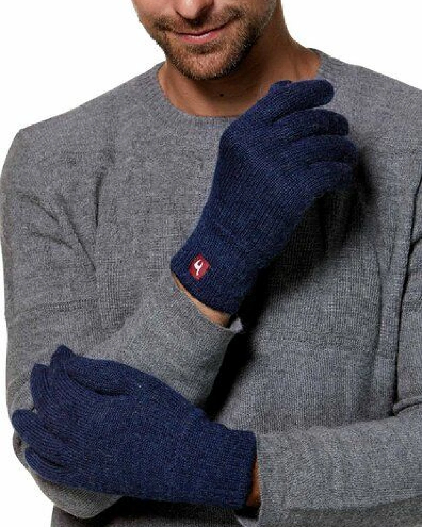 Apu Kuntur 100% Alpaka Finger-Handschuhe - GEFÜTTERT – Ansicht 2