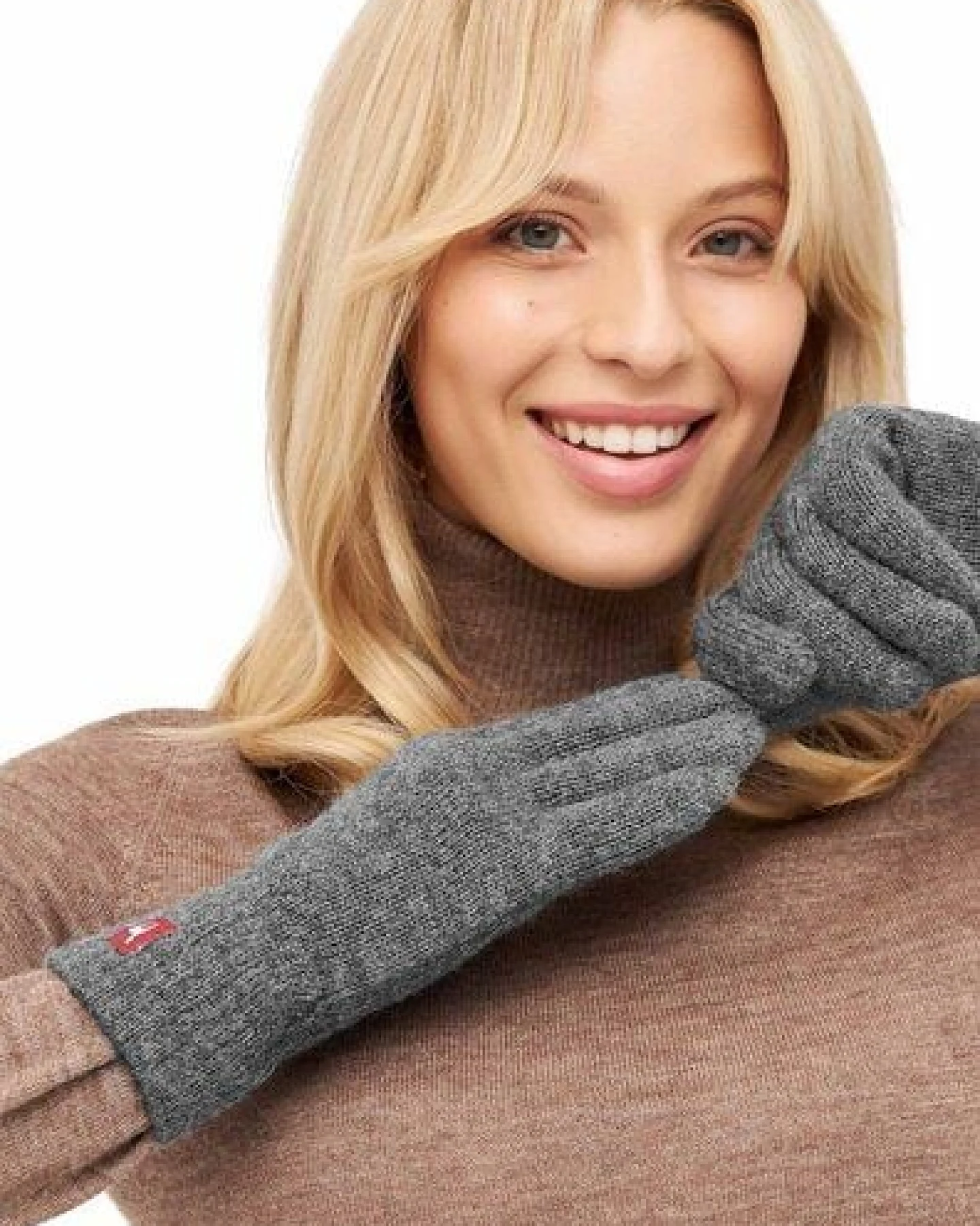 Apu Kuntur 100% Alpaka Finger-Handschuhe - GEFÜTTERT – Ansicht 4