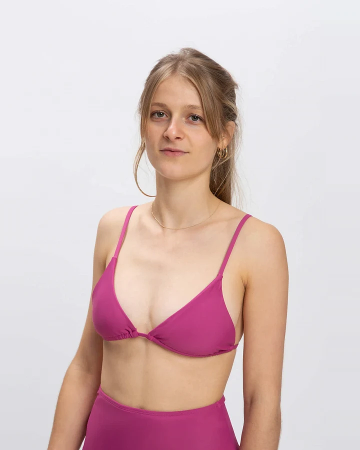MATONA Damen vegan Triangel Bikinioberteil Lila