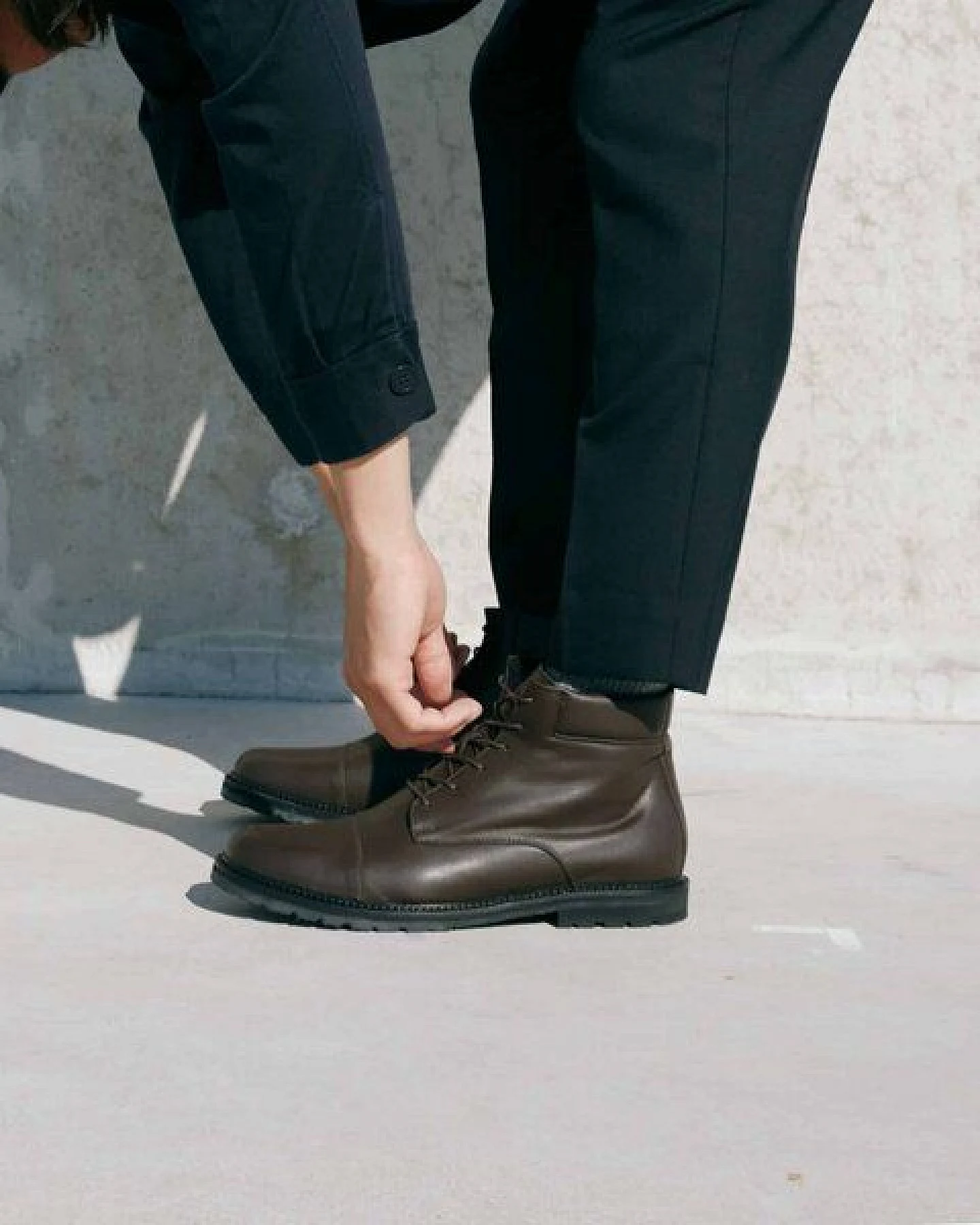 SORBAS '93 Leder Stiefel zum Schnüren – Ansicht 3