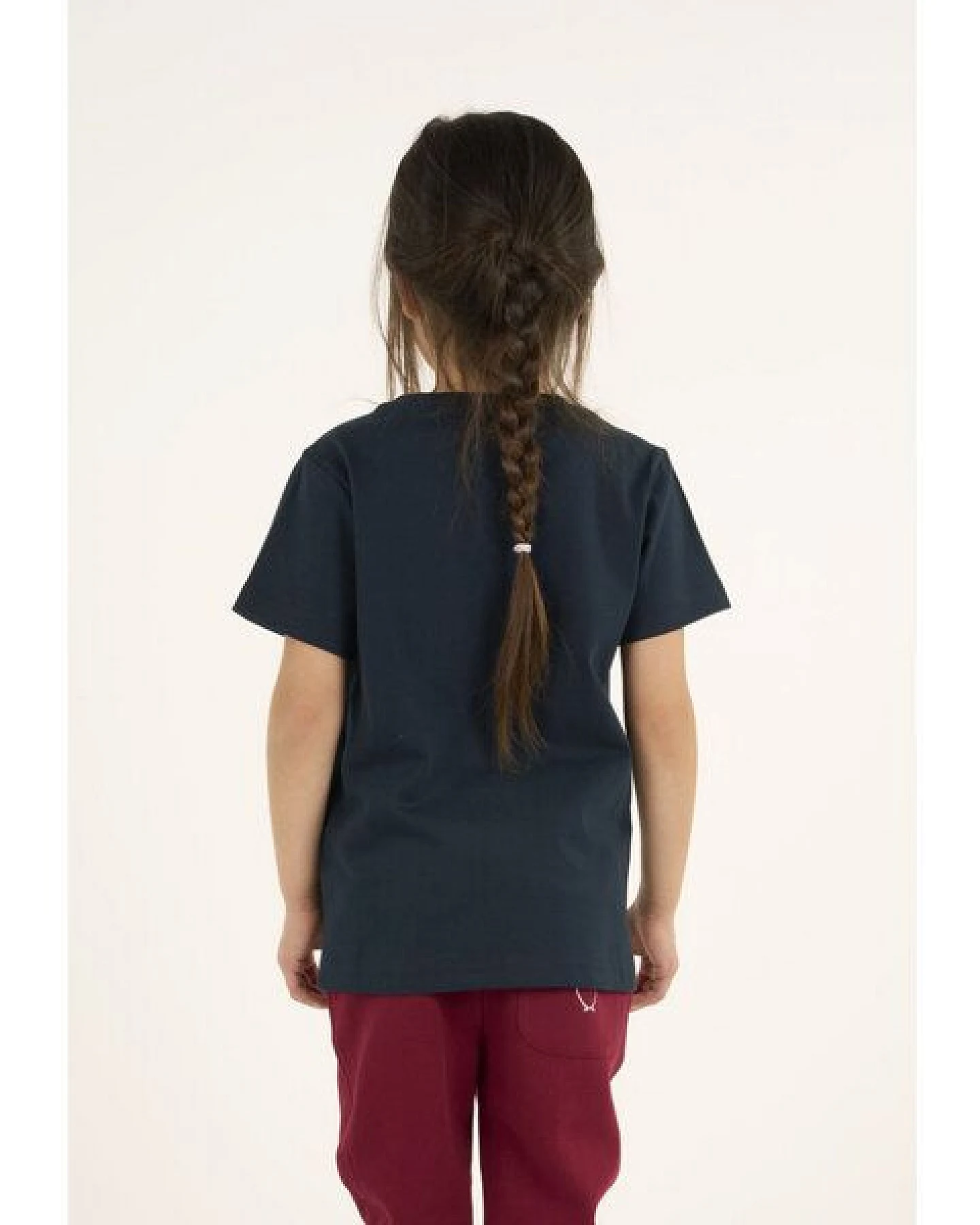 KnowledgeCotton Apparel Kinder T-Shirt Flax Owl reine Bio-Baumwolle – Ansicht 2