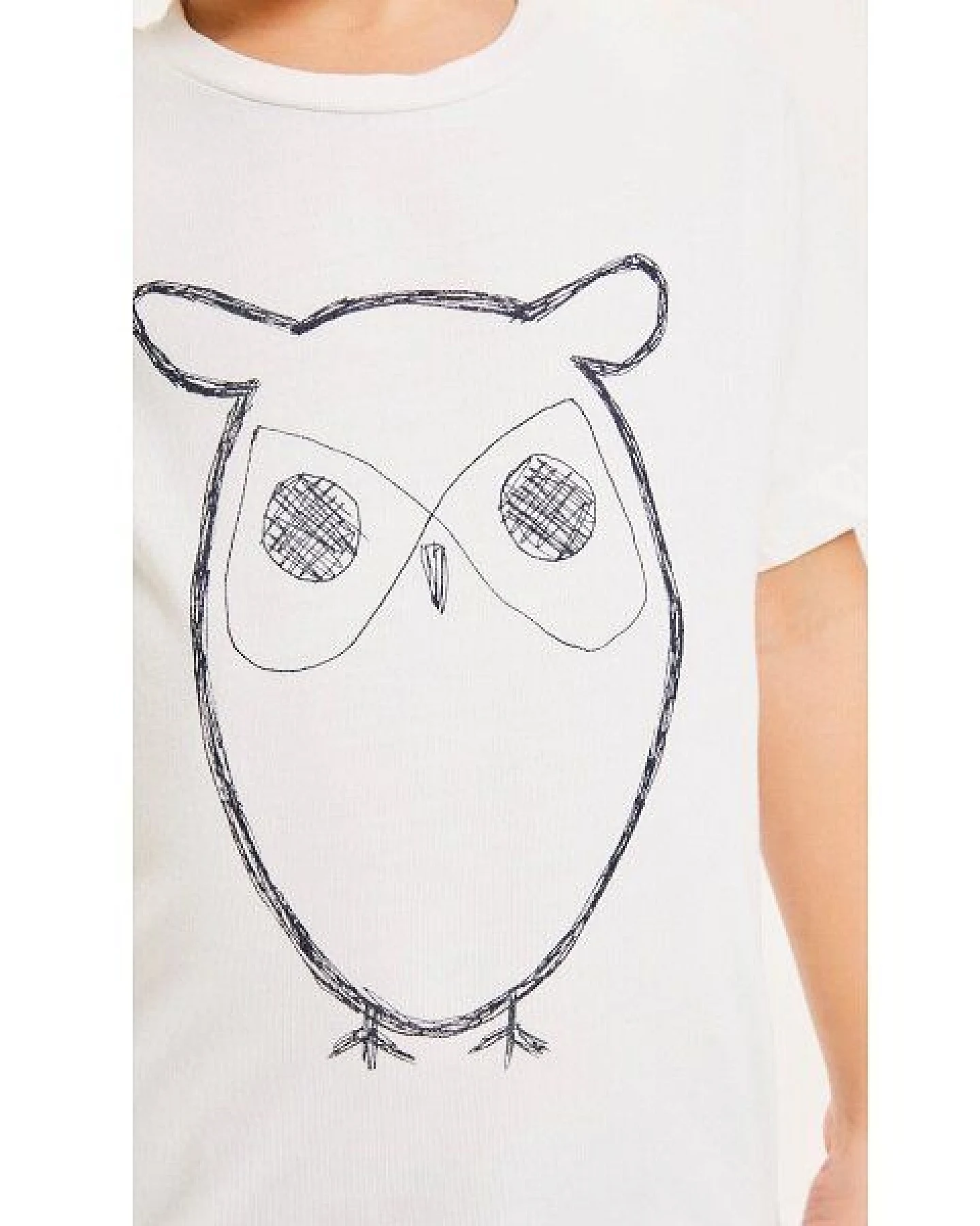 KnowledgeCotton Apparel Kinder T-Shirt Flax Owl reine Bio-Baumwolle – Ansicht 4