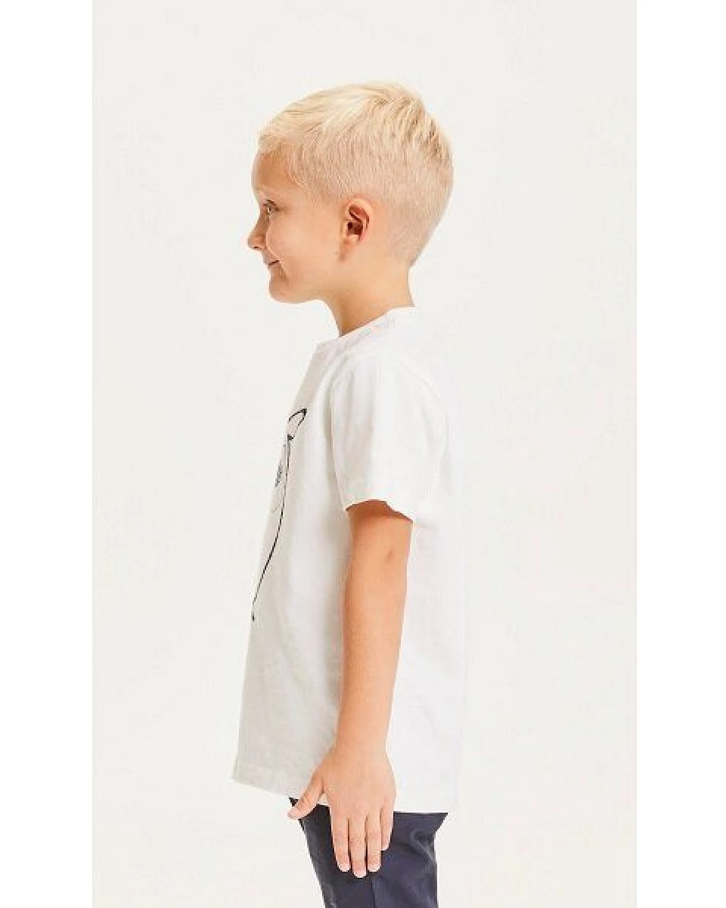 KnowledgeCotton Apparel Kinder T-Shirt Flax Owl reine Bio-Baumwolle – Ansicht 2
