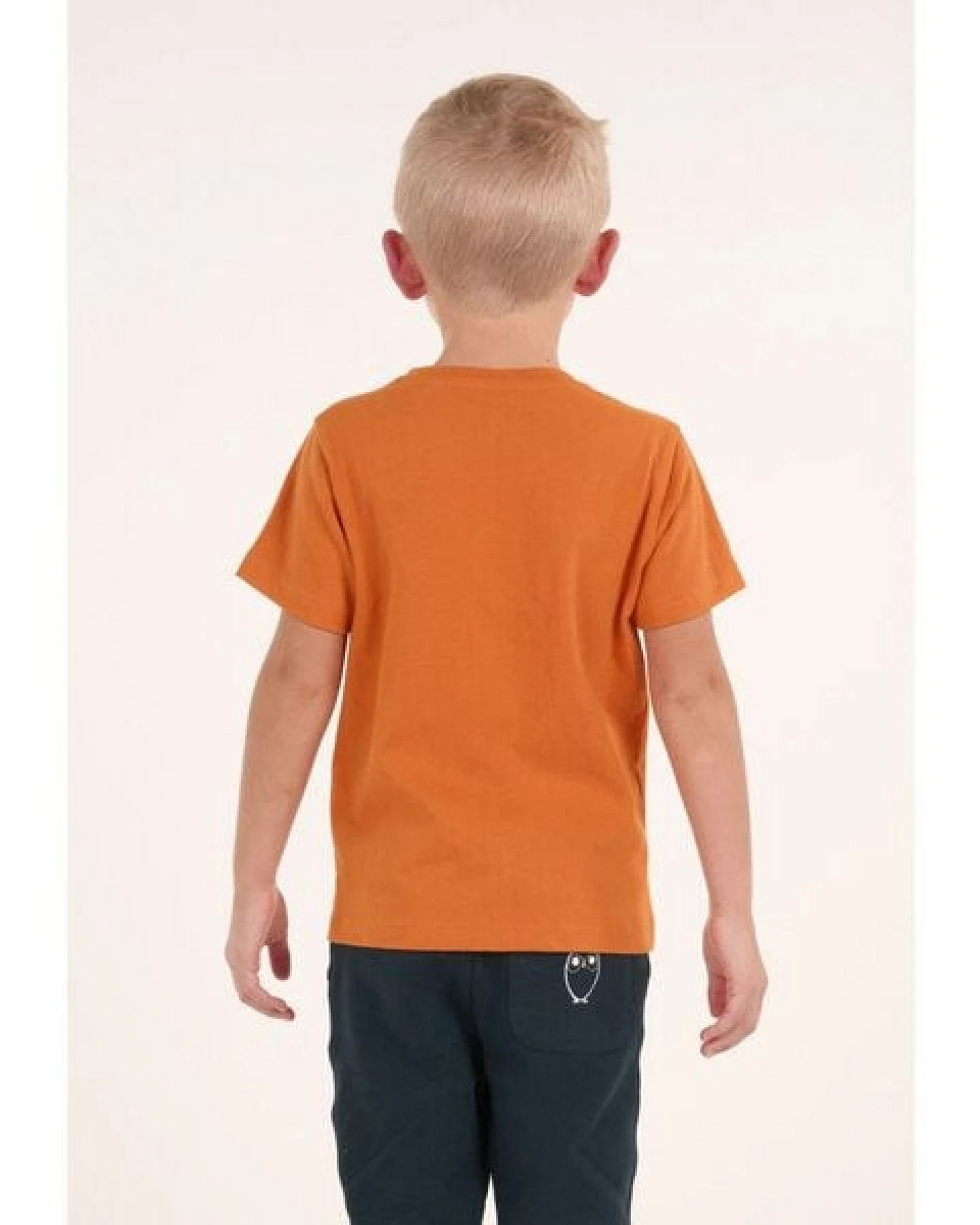 KnowledgeCotton Apparel Kinder T-Shirt Flax Owl reine Bio-Baumwolle – Ansicht 2