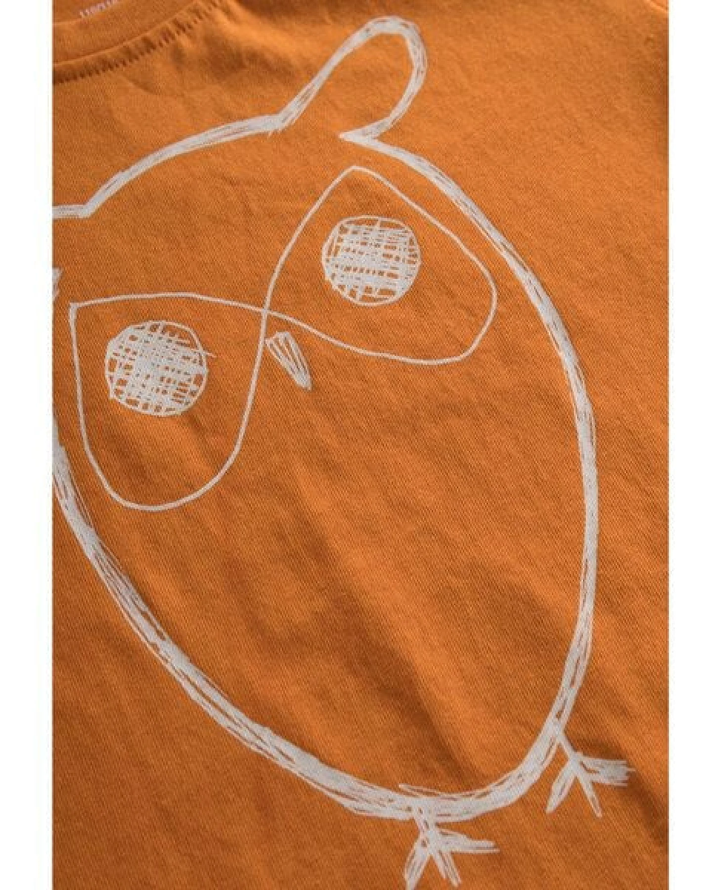 KnowledgeCotton Apparel Kinder T-Shirt Flax Owl reine Bio-Baumwolle – Ansicht 4