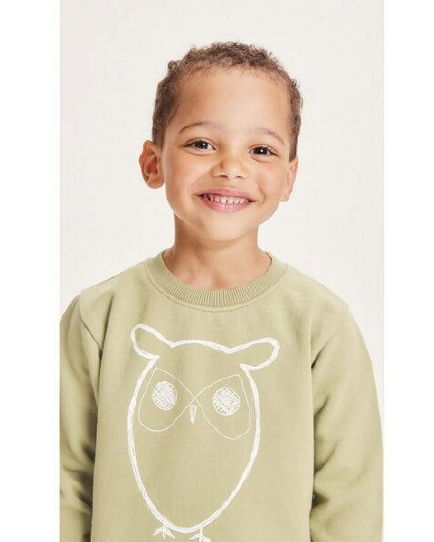 KnowledgeCotton Apparel KnowledgeCotton Kinder Sweatshirt Owl reine Bio-Baumwolle – Ansicht 3
