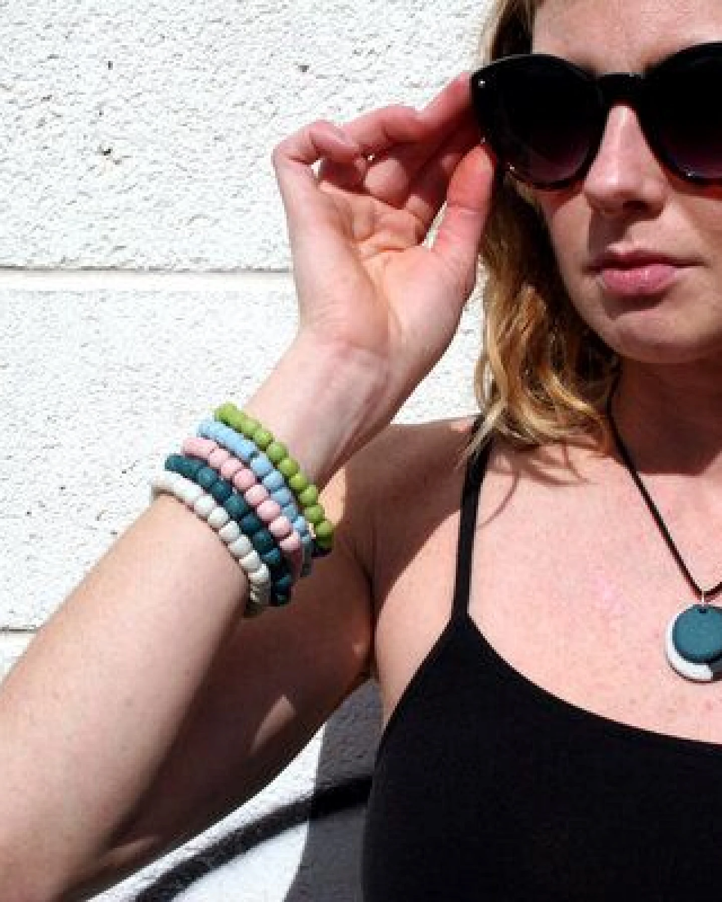 Upcycling - Glasperlen Armband - Unisex - Global Mamas – Ansicht 3