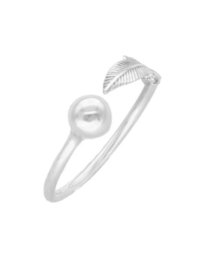 pakilia Silber Ring Feder Kugel Fair-Trade und handmade