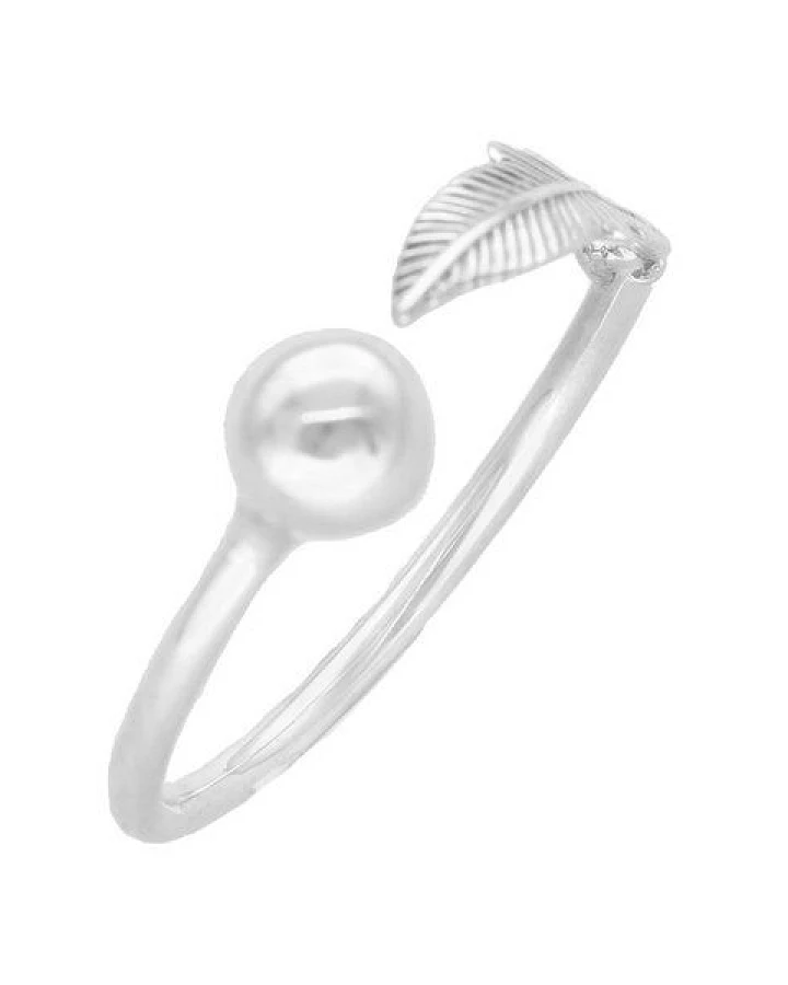 pakilia Silber Ring Feder Kugel Fair-Trade und handmade