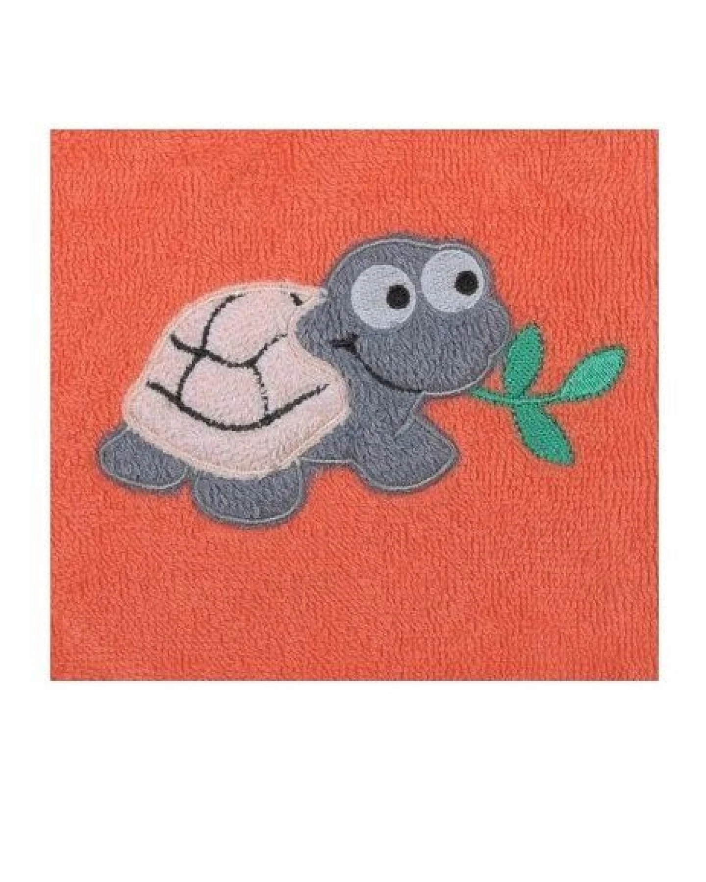 Wörner Kinder Bademantel "Schildkröte" GOTS zertifiziert 2 Farben wählbar – Ansicht 2
