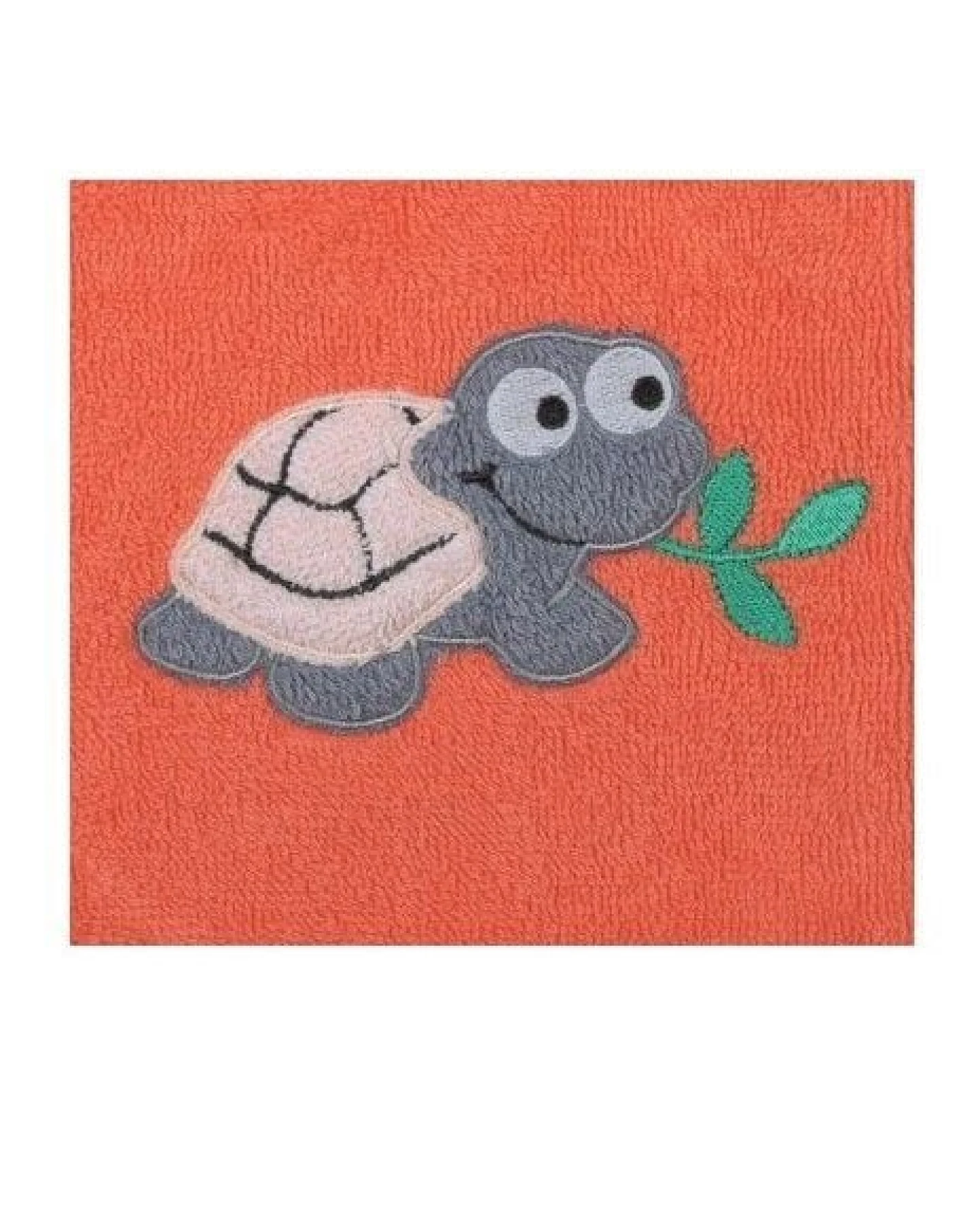Wörner Kinder Bademantel "Schildkröte" GOTS zertifiziert 2 Farben wählbar – Ansicht 2
