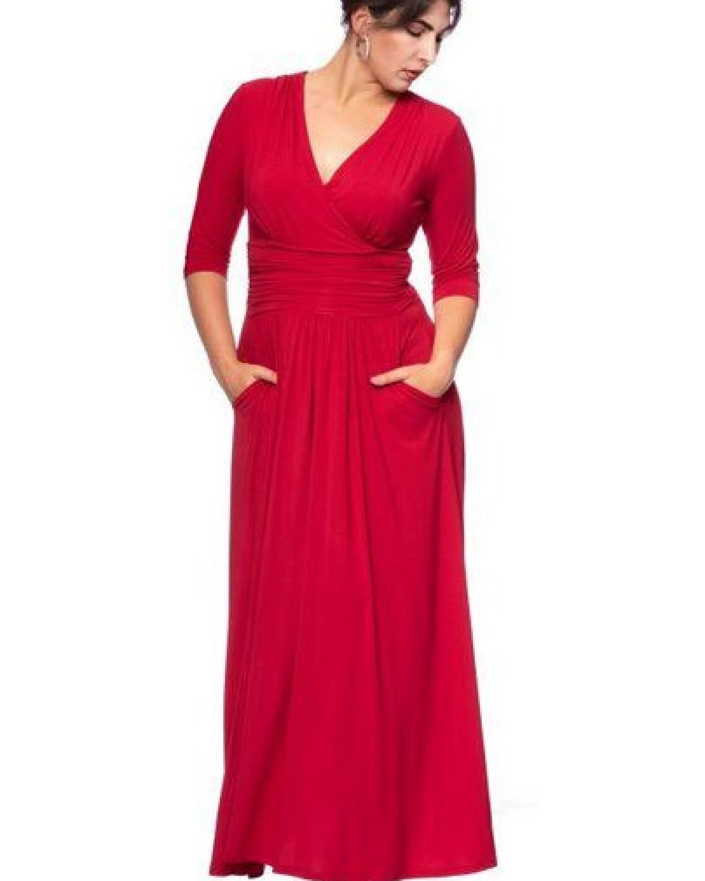 Ingoria PANDORA Maxikleid 3/4 Arm (Uni) – Ansicht 3