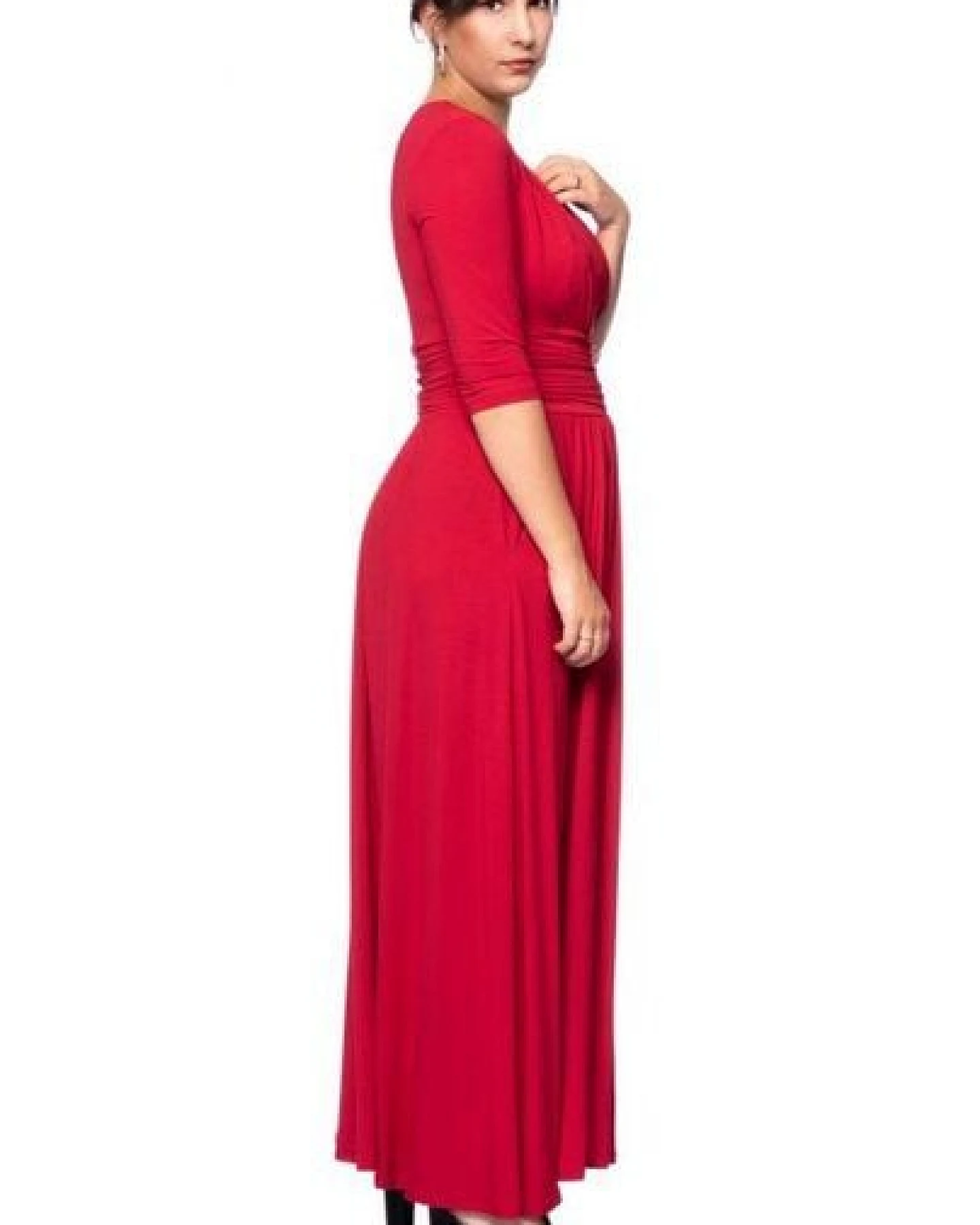 Ingoria PANDORA Maxikleid 3/4 Arm (Uni) – Ansicht 4