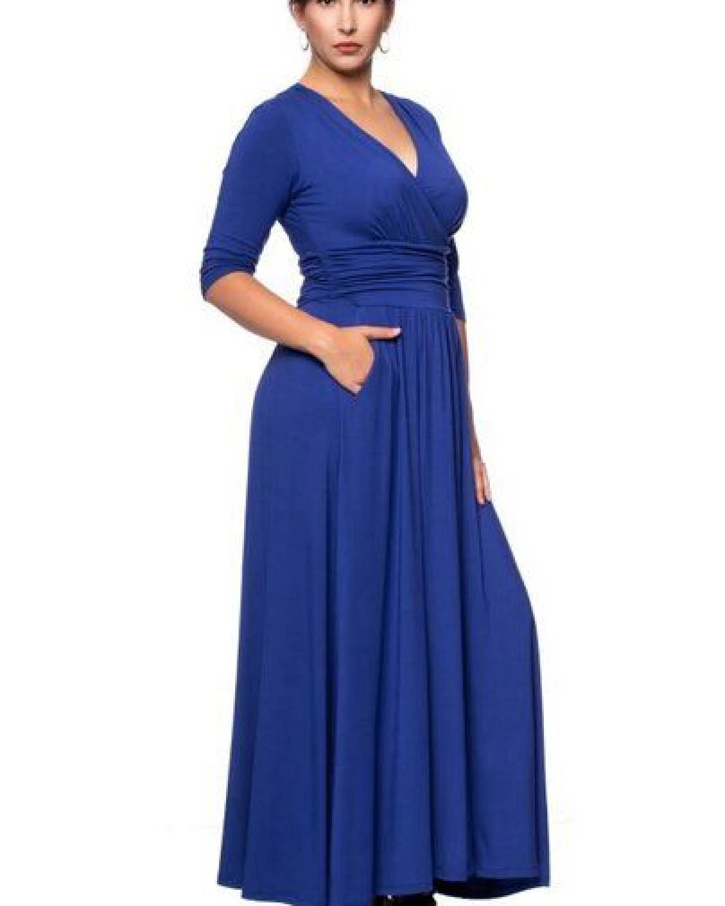 Ingoria PANDORA Maxikleid 3/4 Arm (Uni) – Ansicht 2