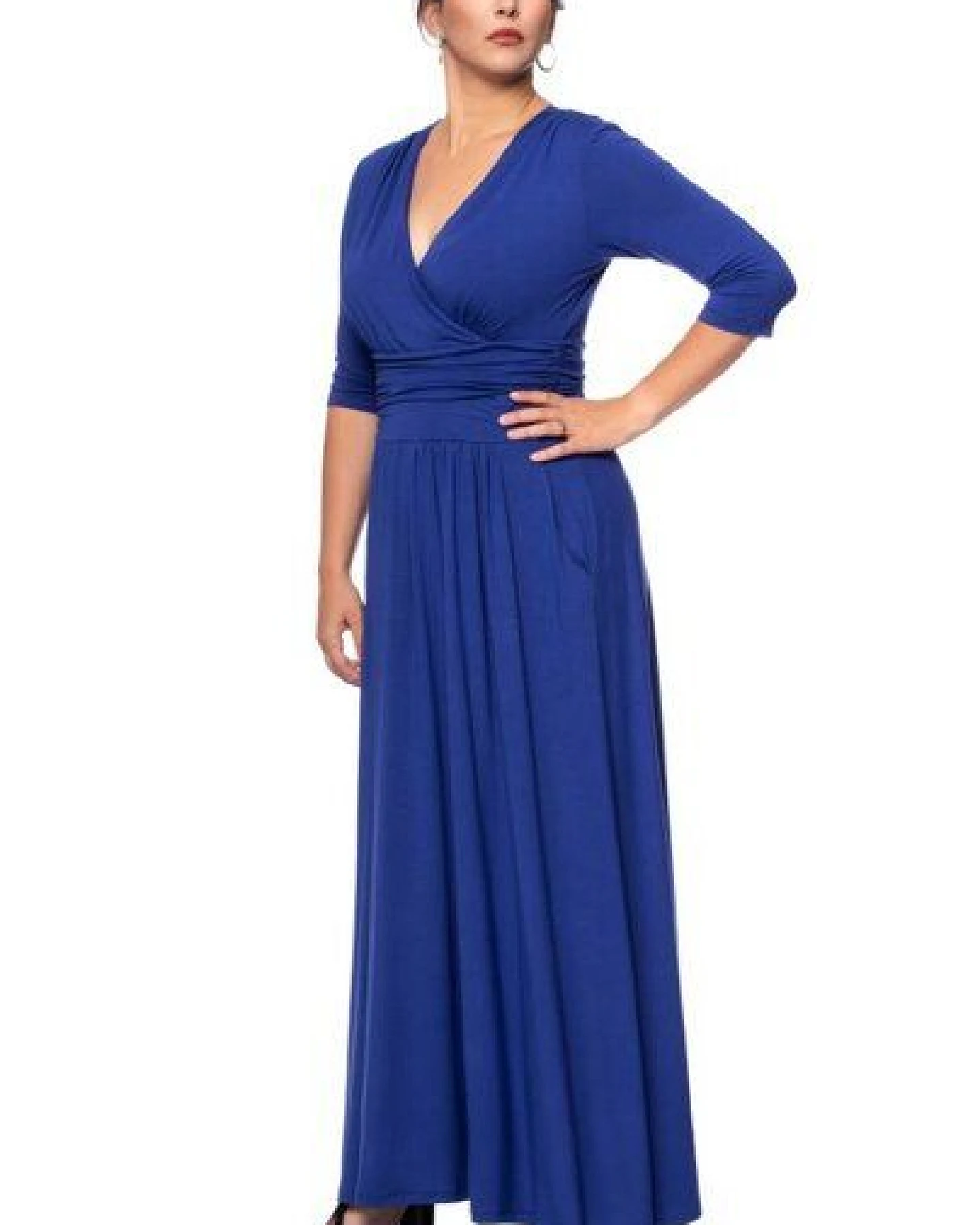 Ingoria PANDORA Maxikleid 3/4 Arm (Uni) – Ansicht 4