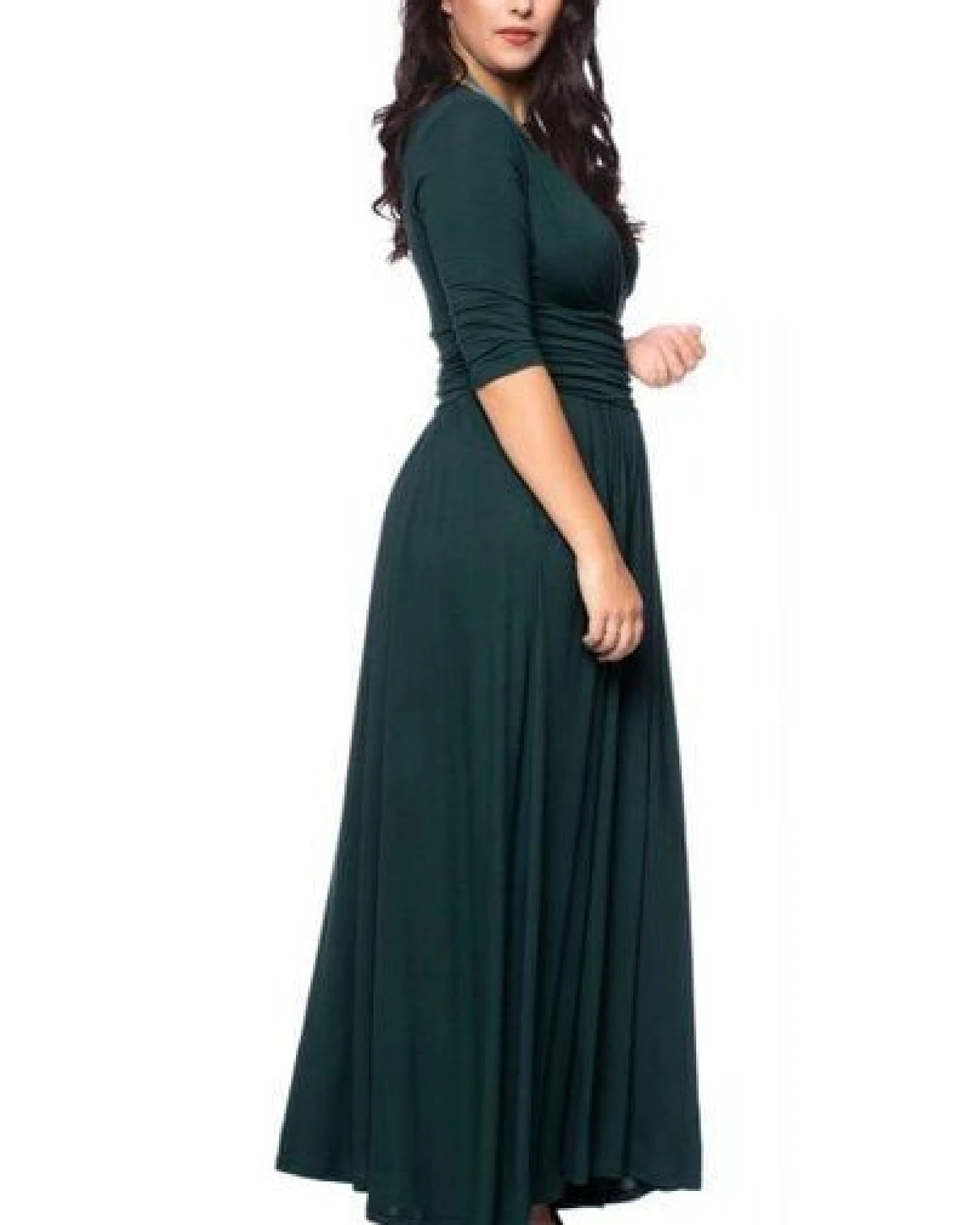 Ingoria PANDORA Maxikleid 3/4 Arm (Uni) – Ansicht 4