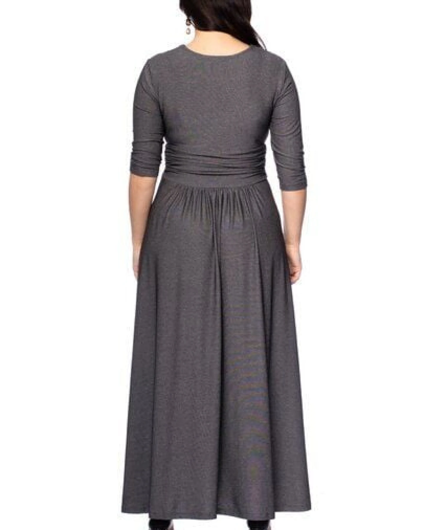 Ingoria PANDORA Maxikleid 3/4 Arm (Uni) – Ansicht 4