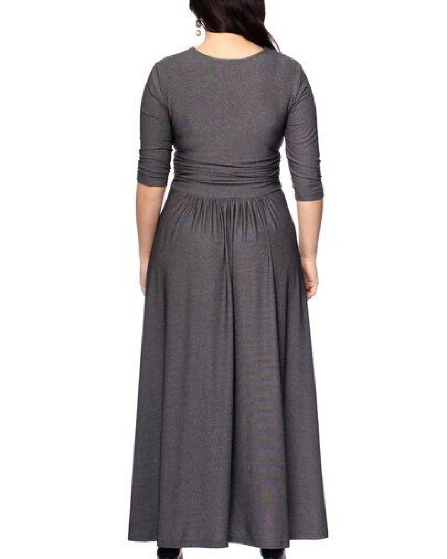 Ingoria PANDORA Maxikleid 3/4 Arm (Uni) – Ansicht 4