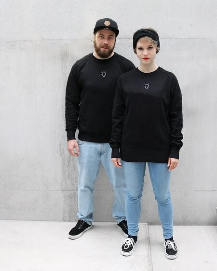 Pullover Fuchs Unisex black VEROIKON