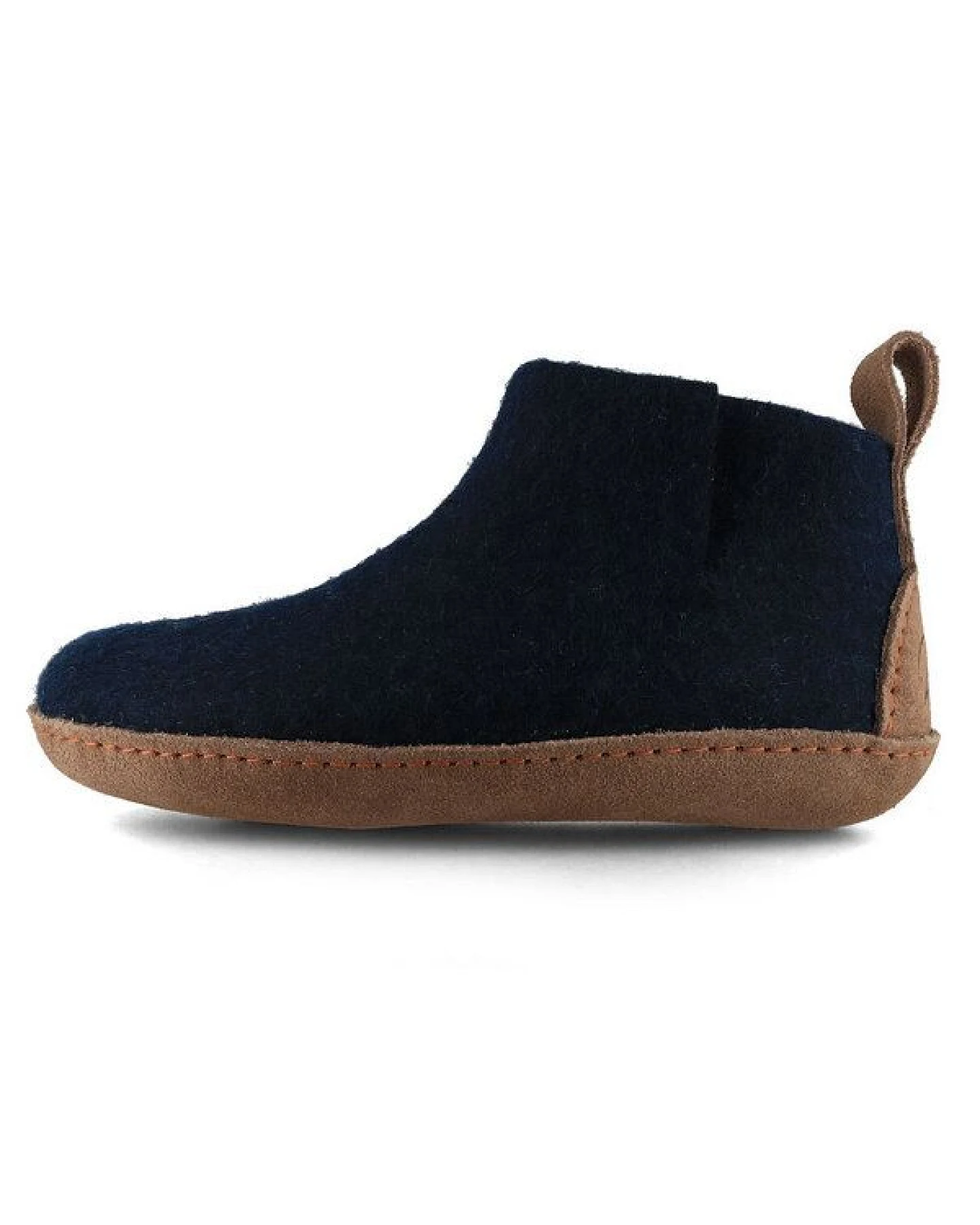 WoolFit Yeti Filzboots hohe Hausschuhe mit Ledersohle, handgefilzt aus 100% Wolle – Ansicht 4