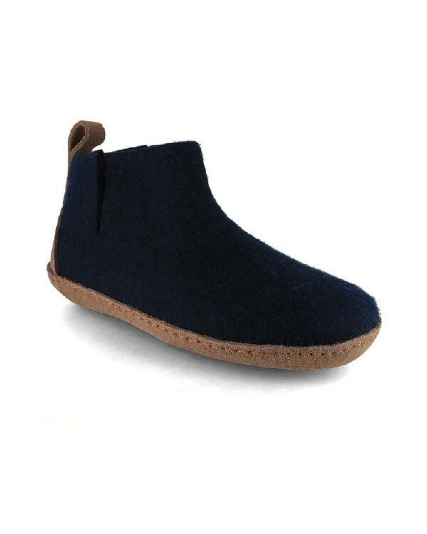 WoolFit Yeti Filzboots hohe Hausschuhe mit Ledersohle, handgefilzt aus 100% Wolle – Ansicht 2