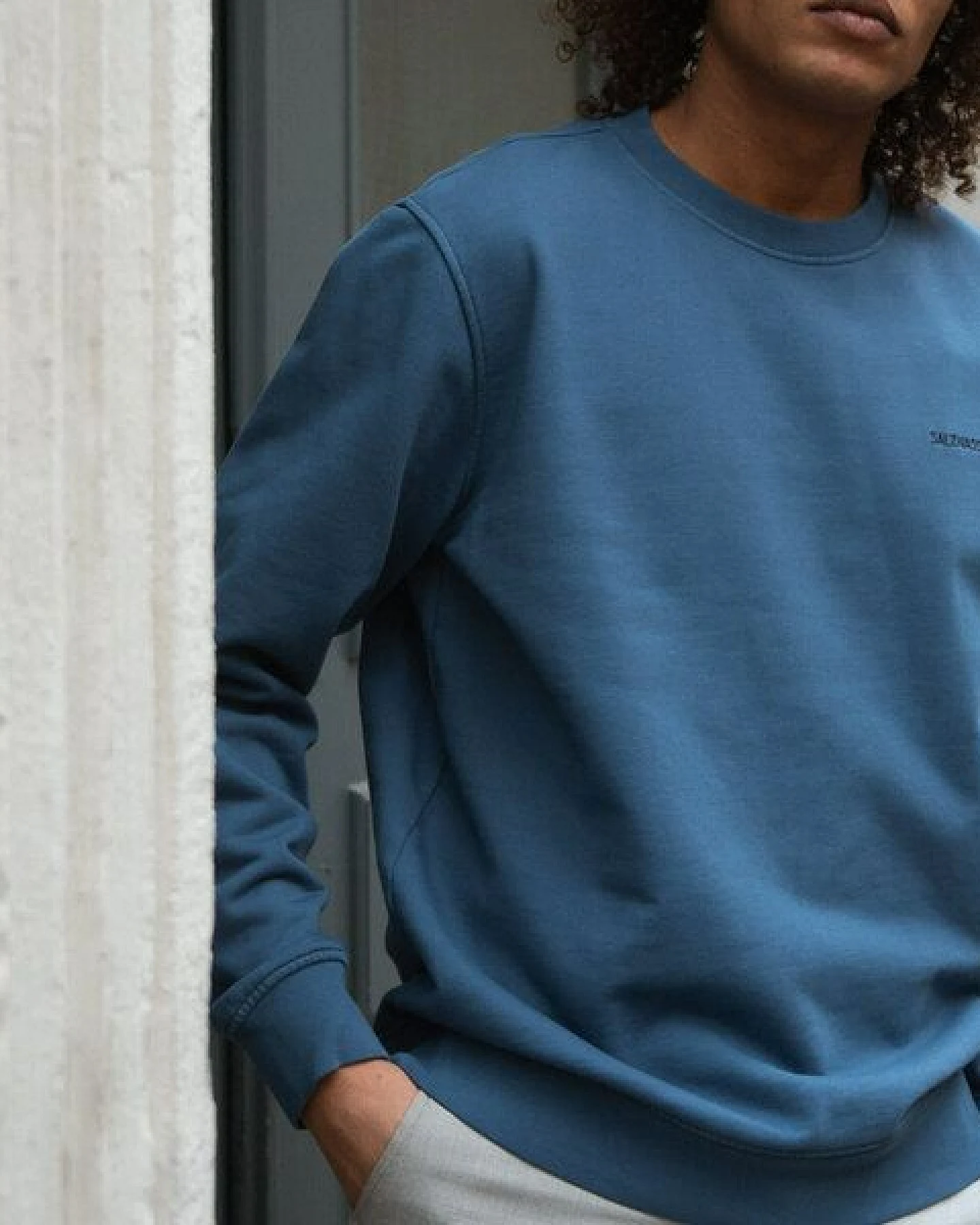 FJORD - Sweater (Unisex) aus 100% Bio-Baumwolle (GOTS) von SALZWASSER – Ansicht 2