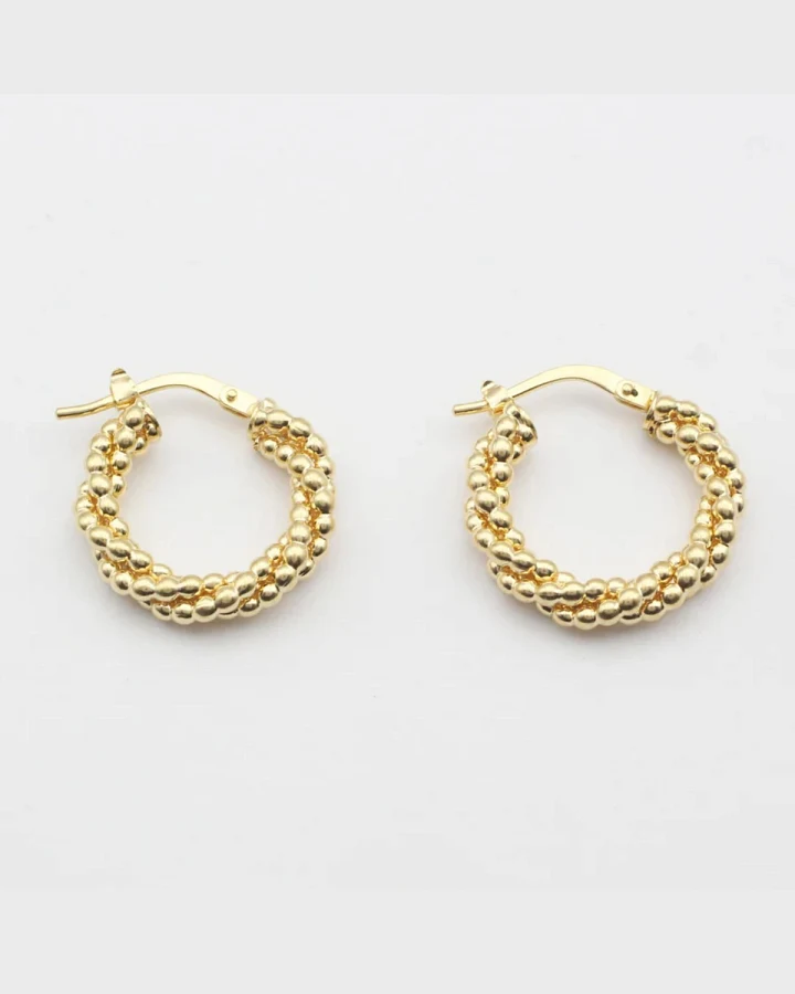 Creole Twisted Dots Gold