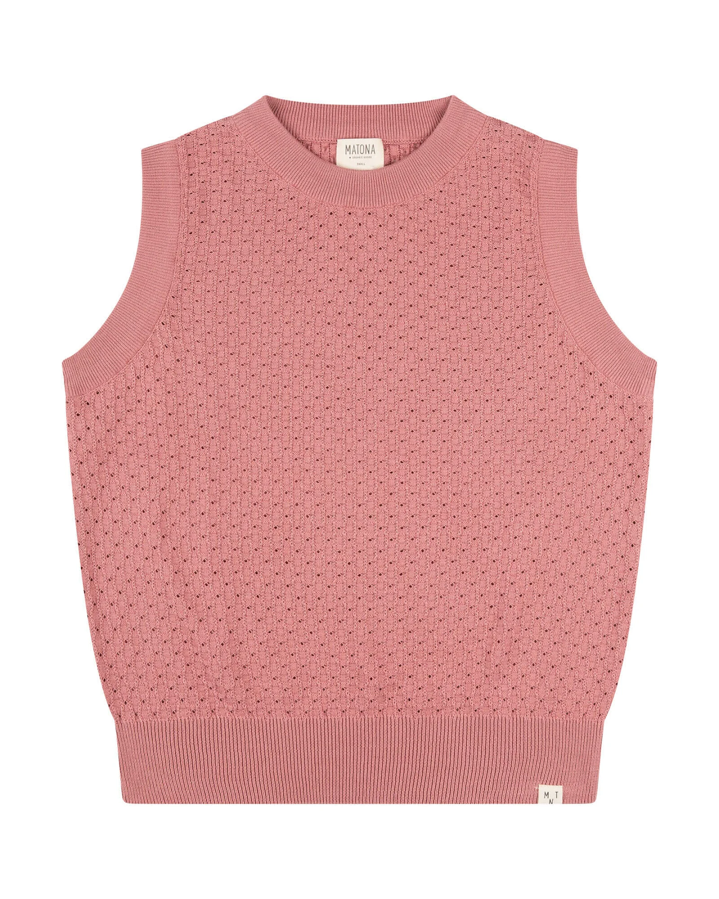 MATONA Damen vegan Strickoberteil Dusk Pink – Ansicht 2