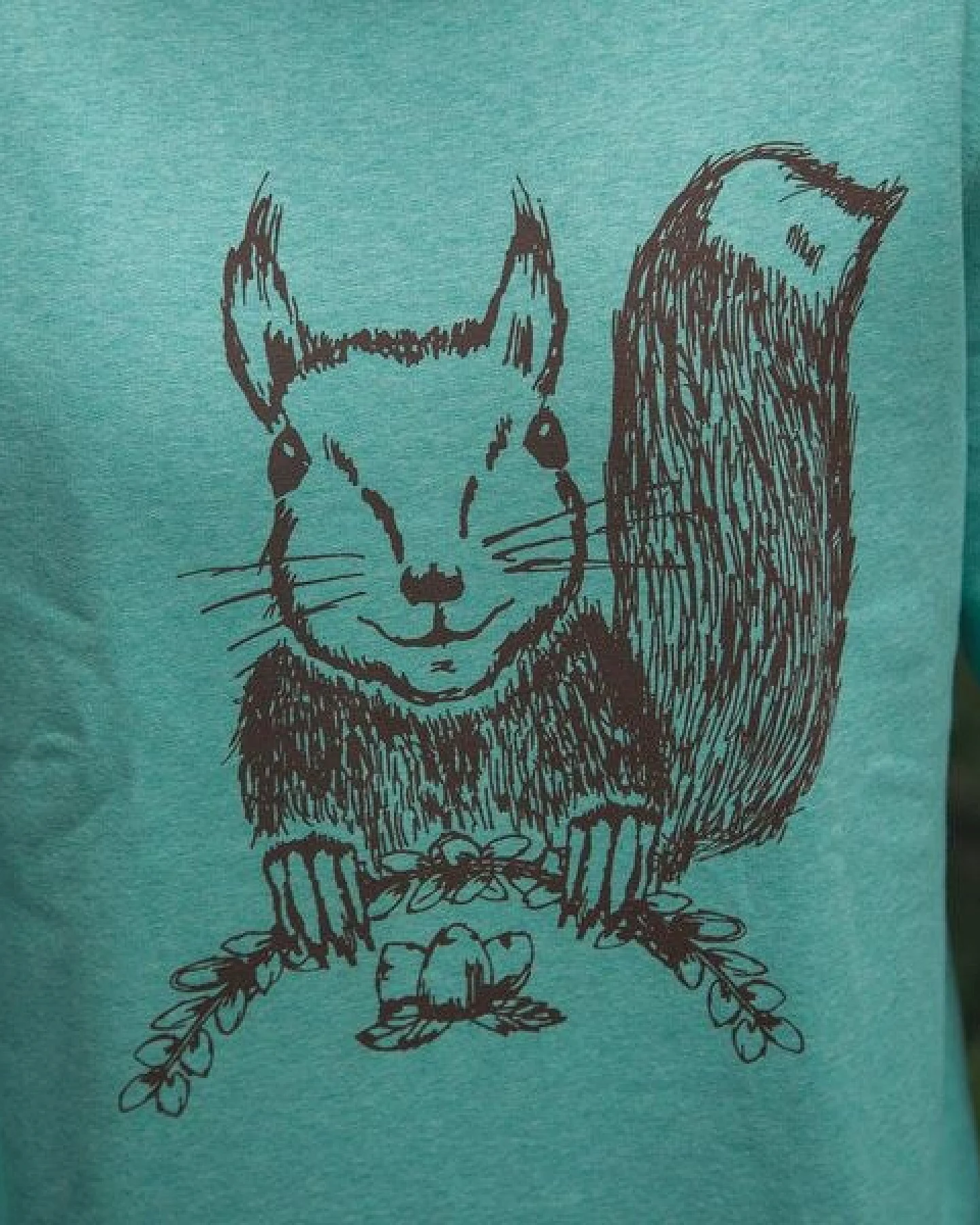 päfjes Ella Eichhorn / Squirrel - Fair Wear Unisex Sweater - Heather Mint – Ansicht 4